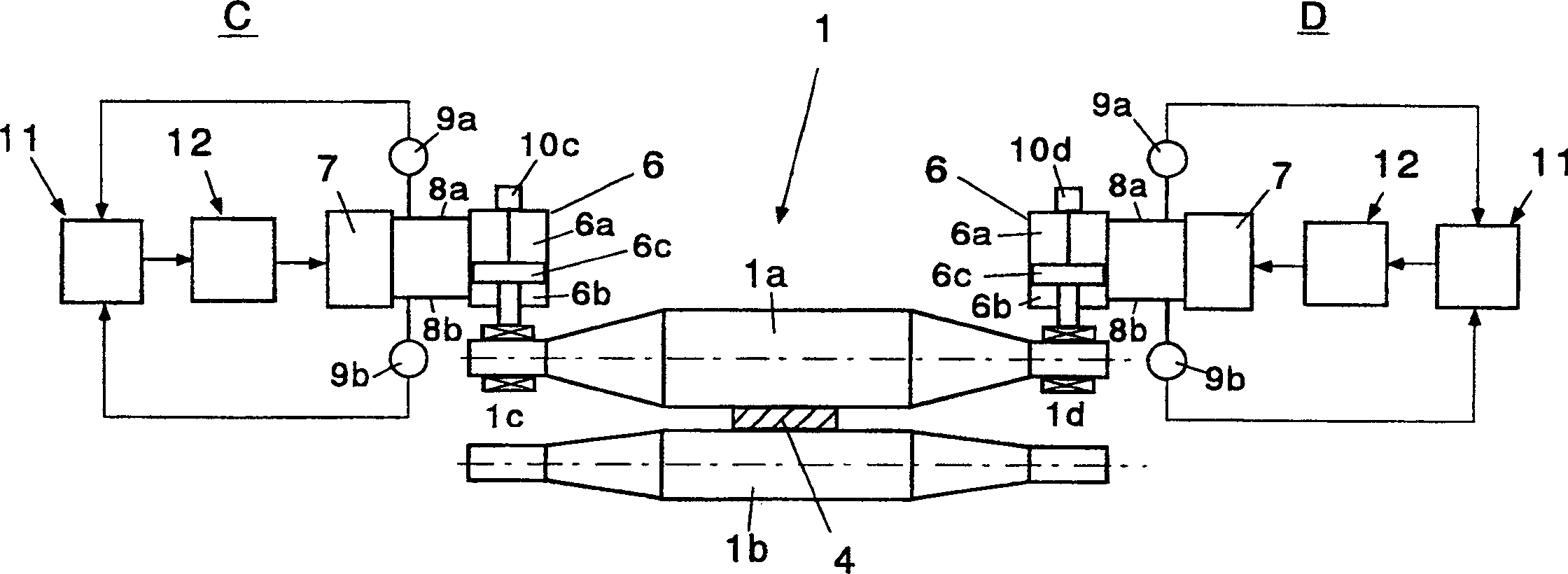 Control method for hydraulic pinch roll and controll apparatus thereof