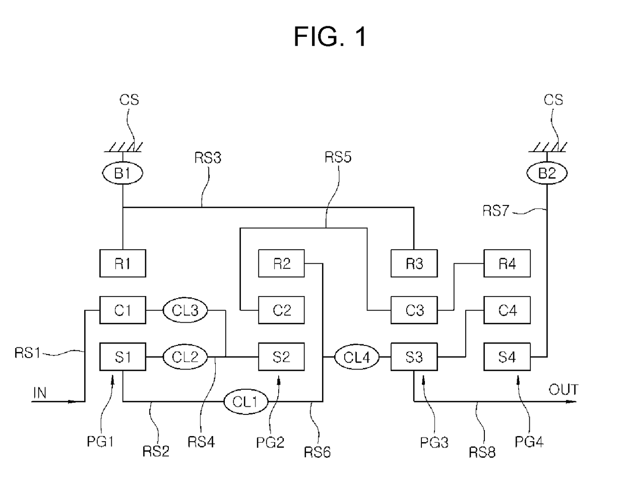 Multi-stage transmission for vehicle