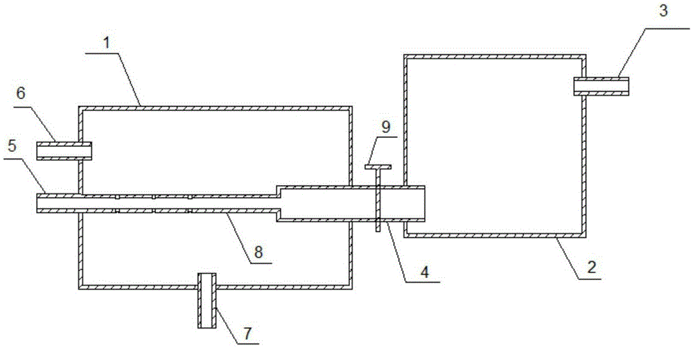 Opposite spraying type impinging stream oily fume purification device