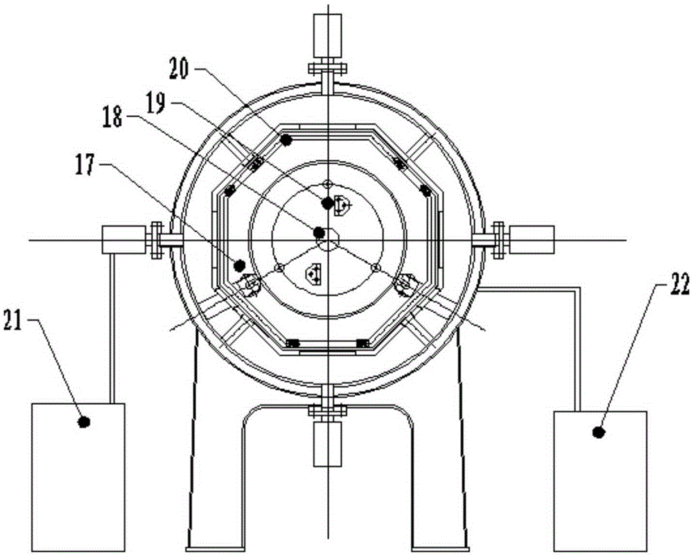 A hydrogen crushing furnace