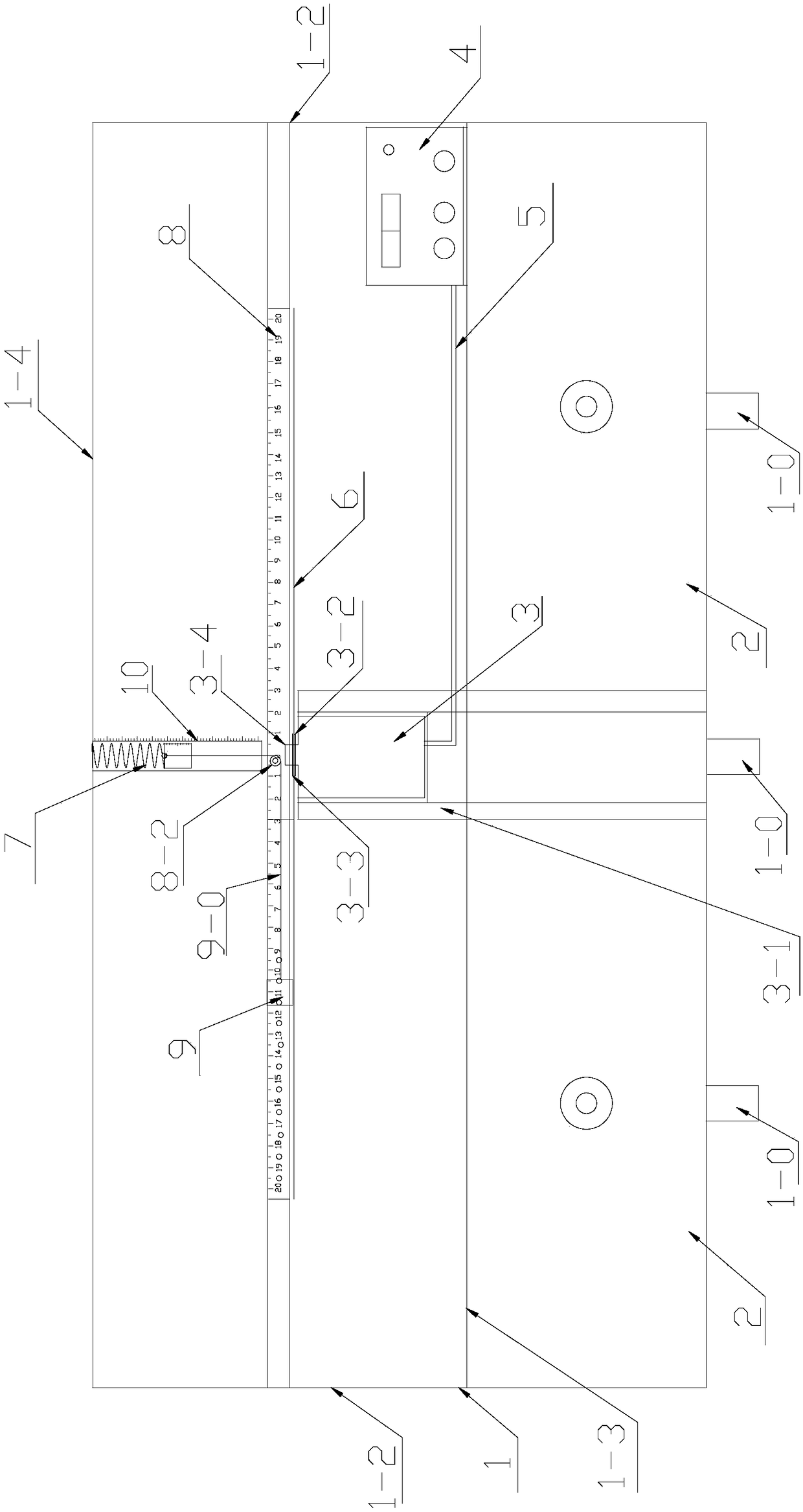 Novel centripetal force quantitative measurement experiment instrument