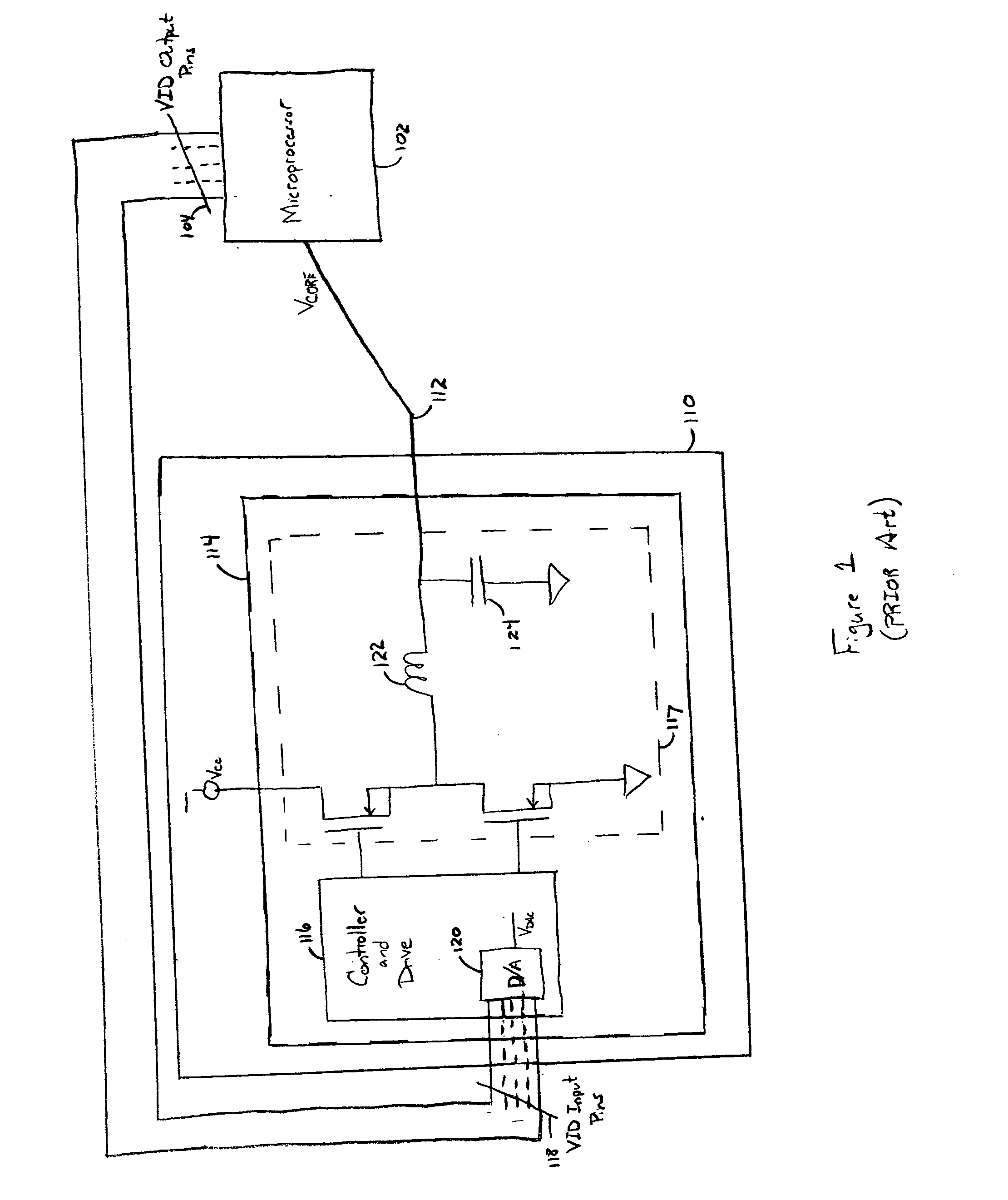 Regulator for reducing power supply transient voltages