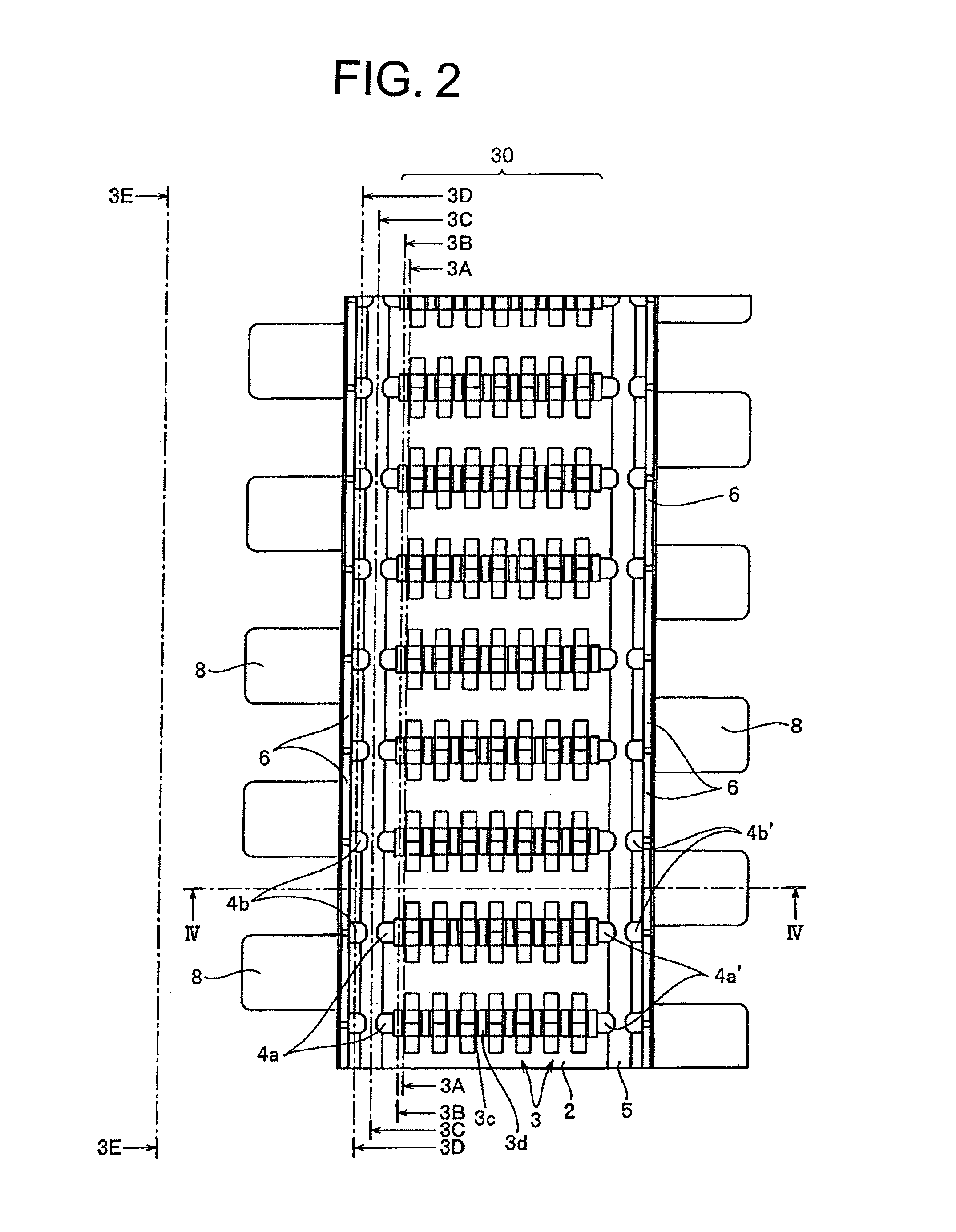 Molded male surface fastener