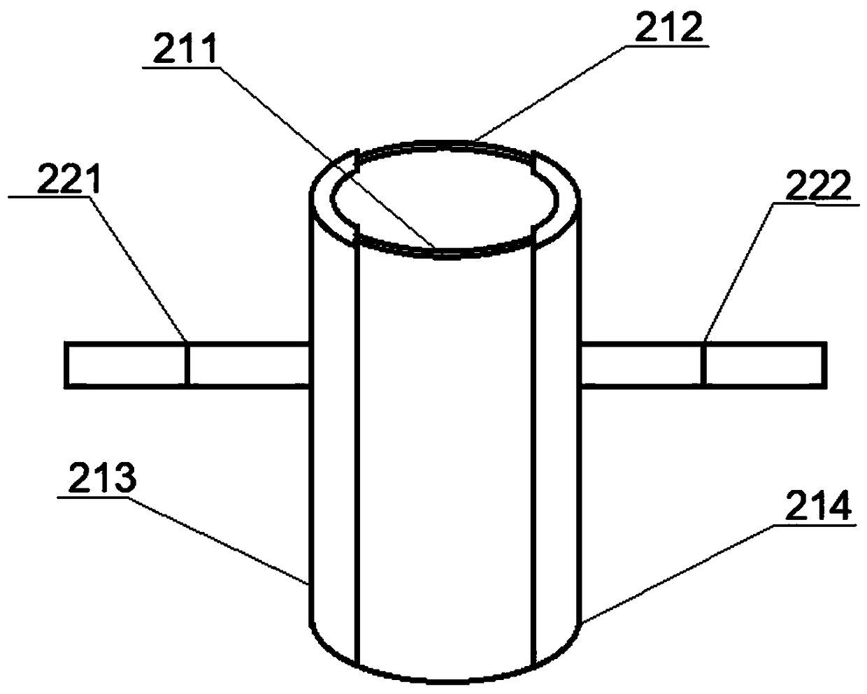 Electron beam welding anti-magnetic-interference device