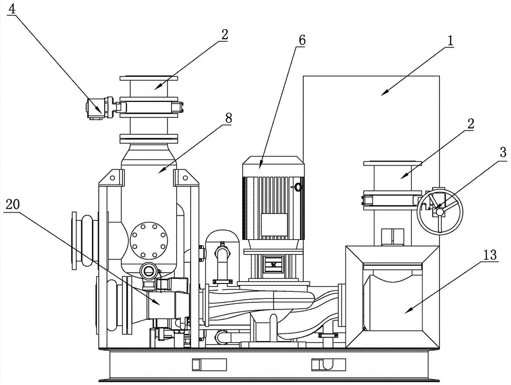 Water-cooled chiller water system workstation