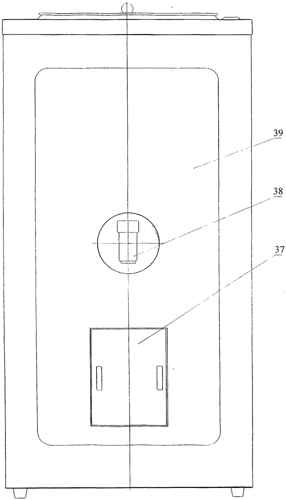 Oxygen-assisted combustion type domestic waste disposer