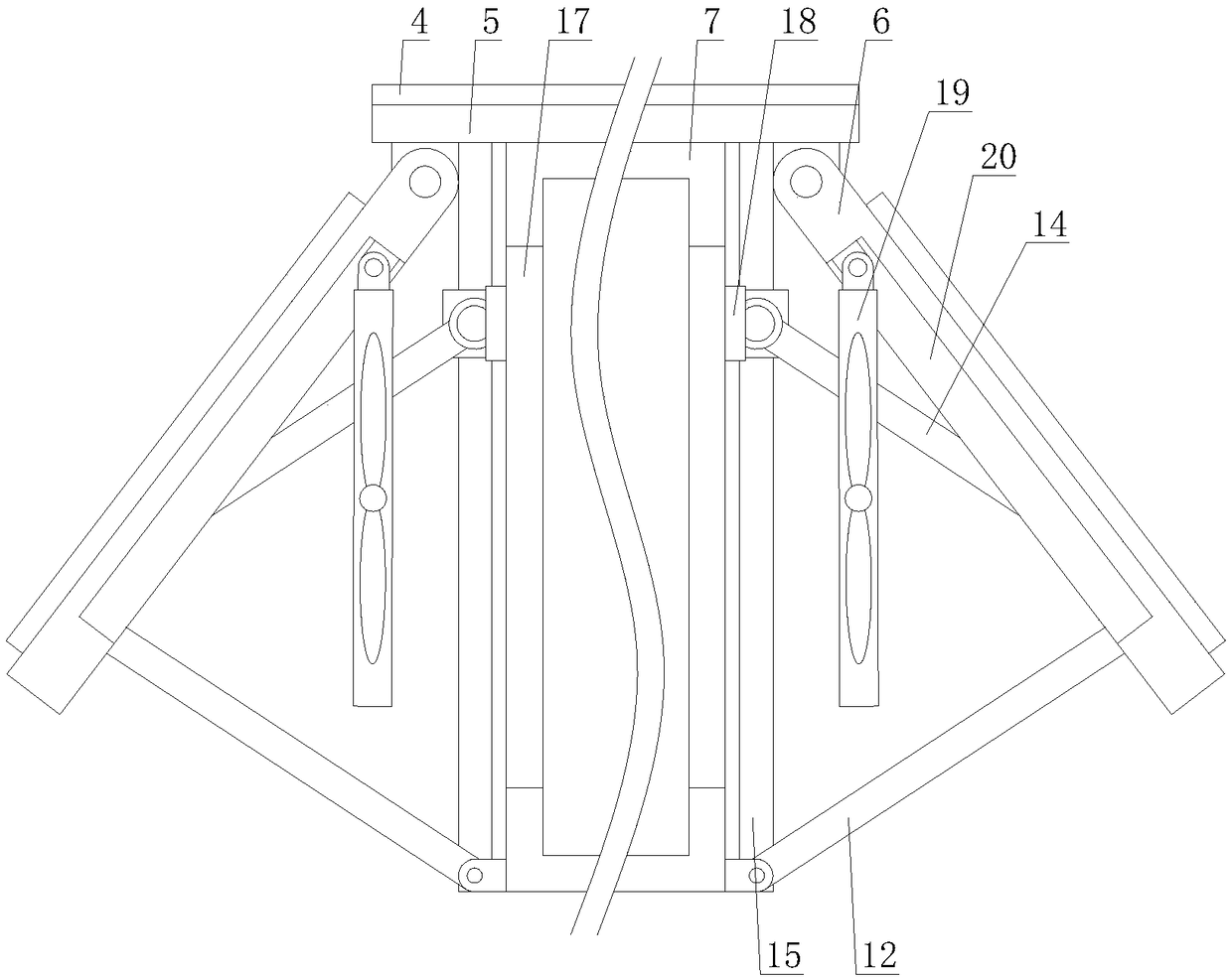 Monitoring equipment with radiating function based on face recognition