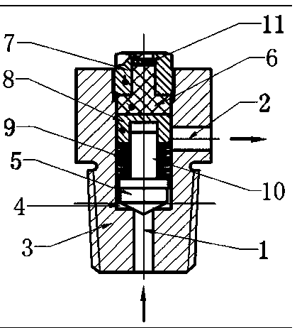 Fusible-alloy pressure relief device for high pressure gas