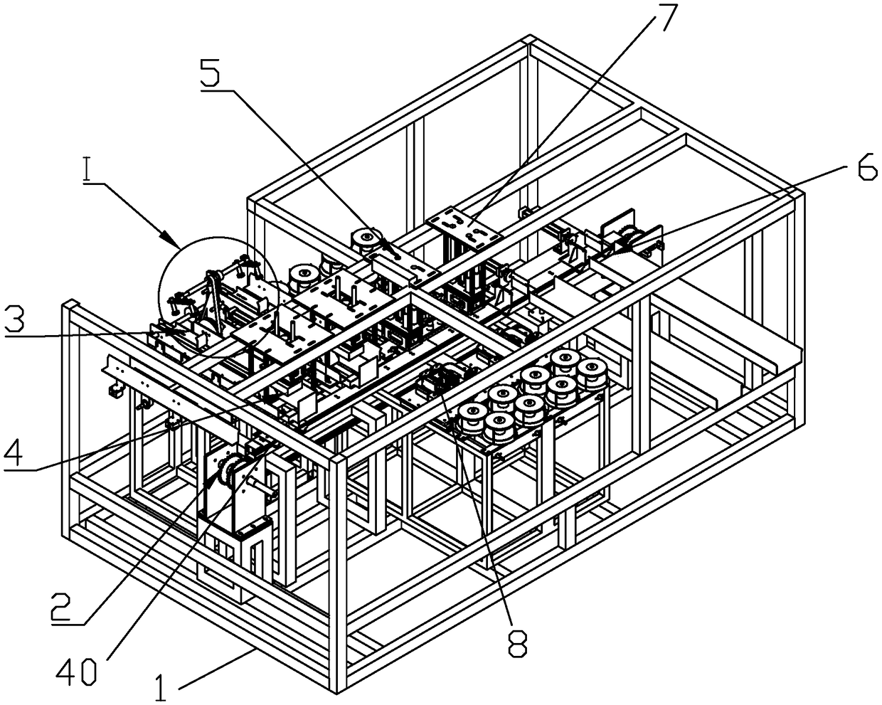 Automatic hat box forming and nailing machine with good and efficient and stable performance