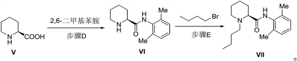 Preparation method of bupivacaine and intermediate (S)-2-piperidinecarboxylic acid thereof