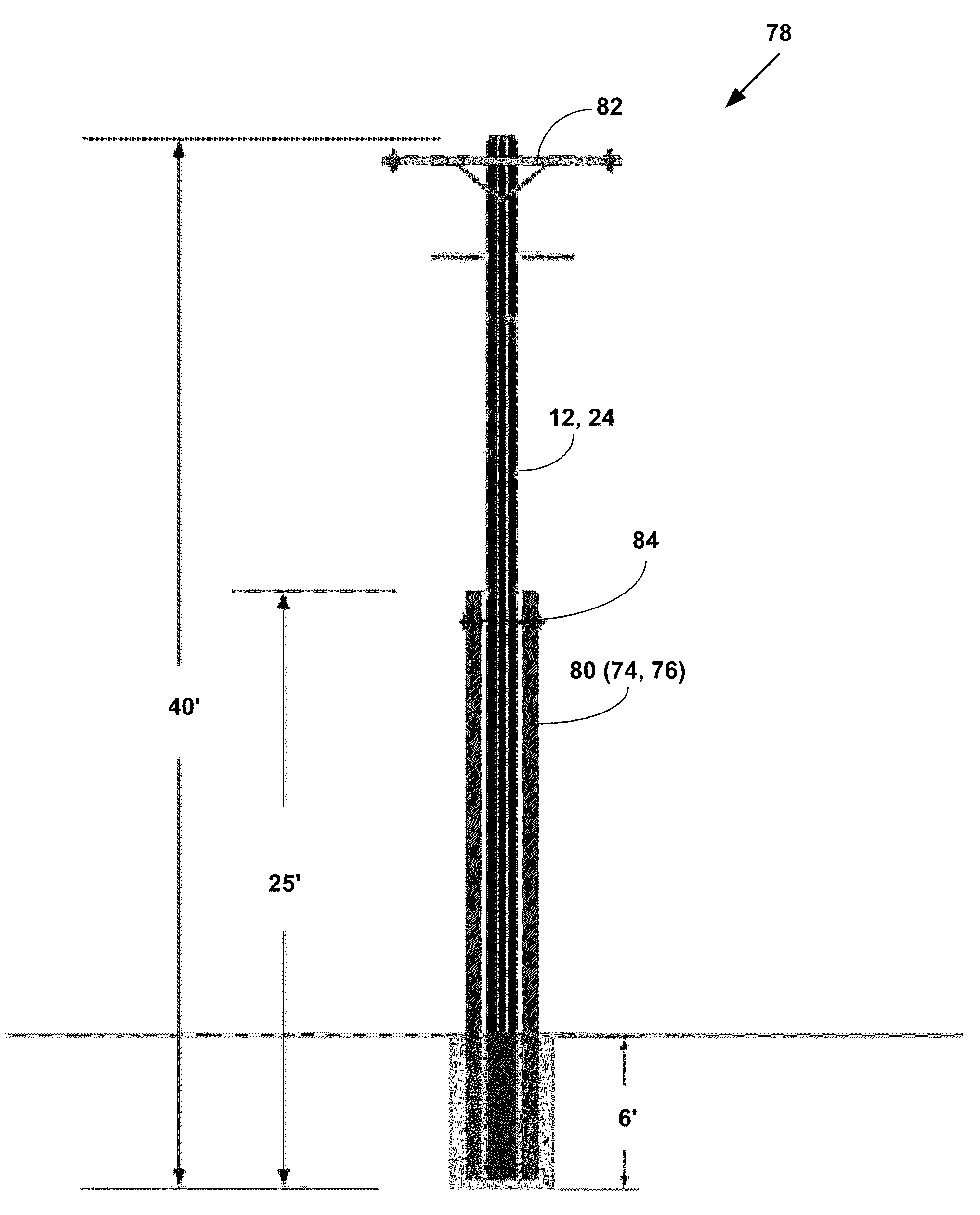 Pultruded utility support structures