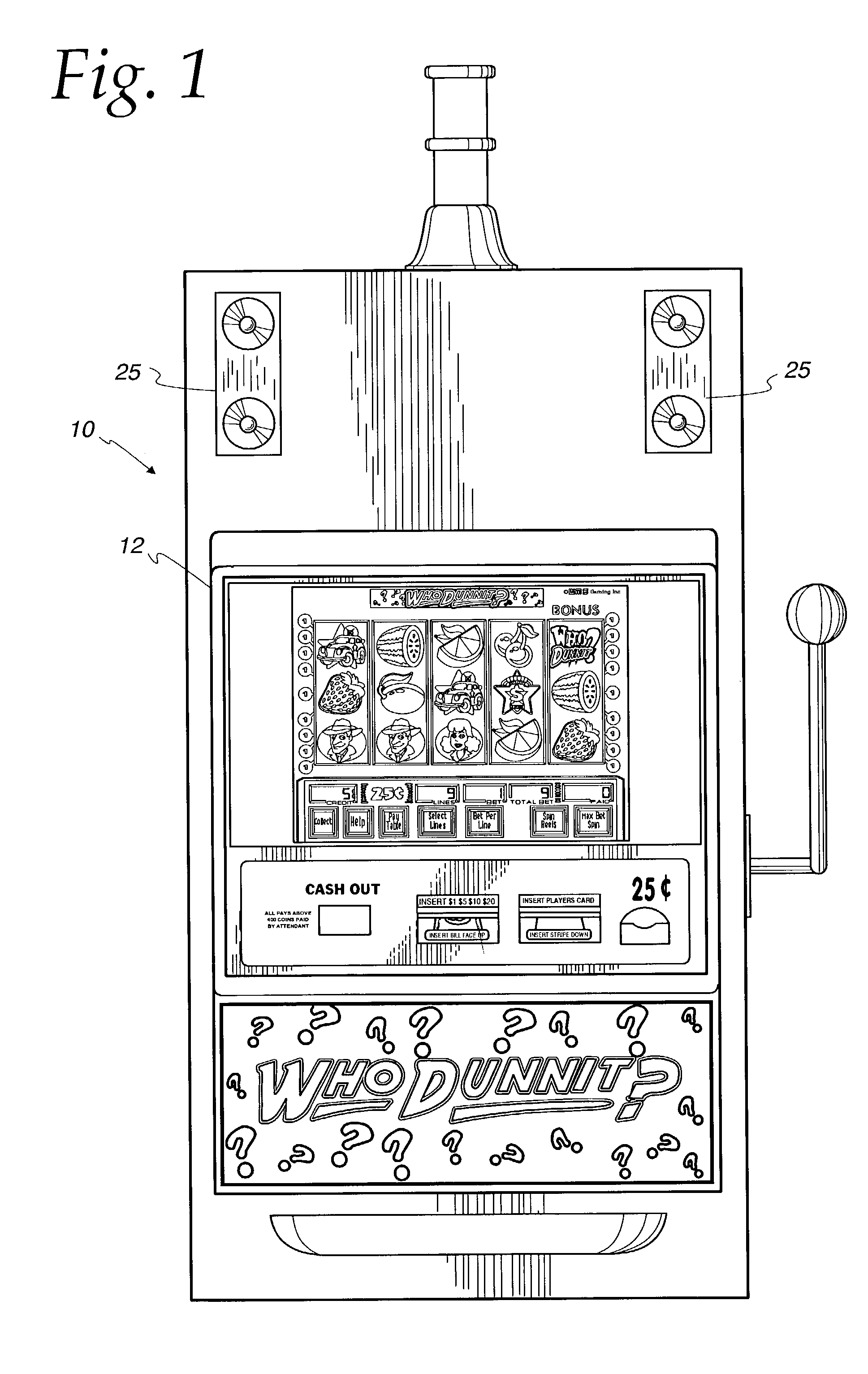 Gaming machine having improved audio control architecture