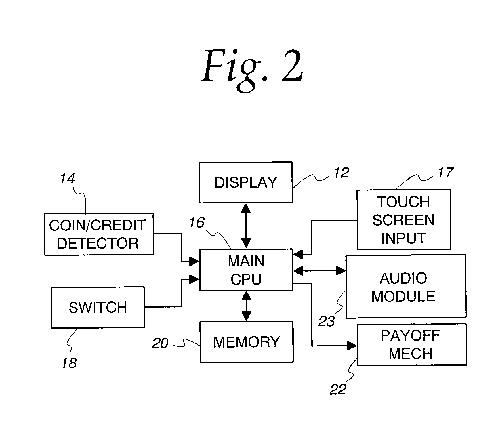 Gaming machine having improved audio control architecture