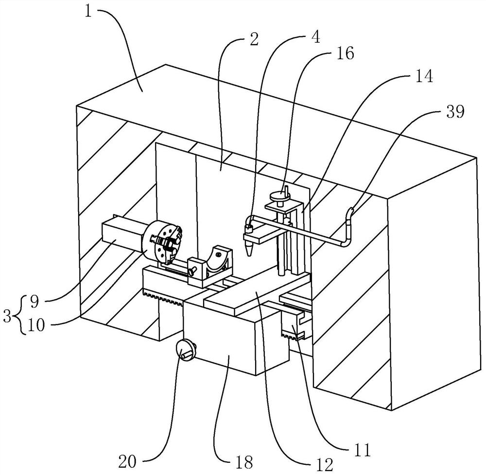 Welding device used for hydraulic cylinder