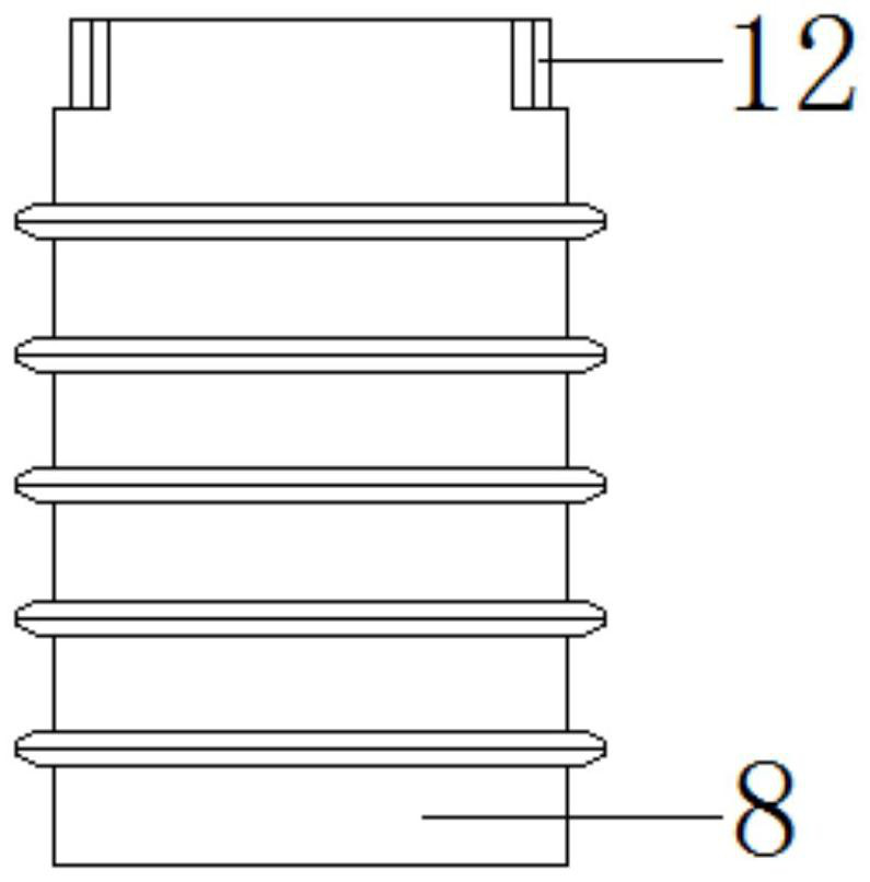 Water pump with filter screen limiting system