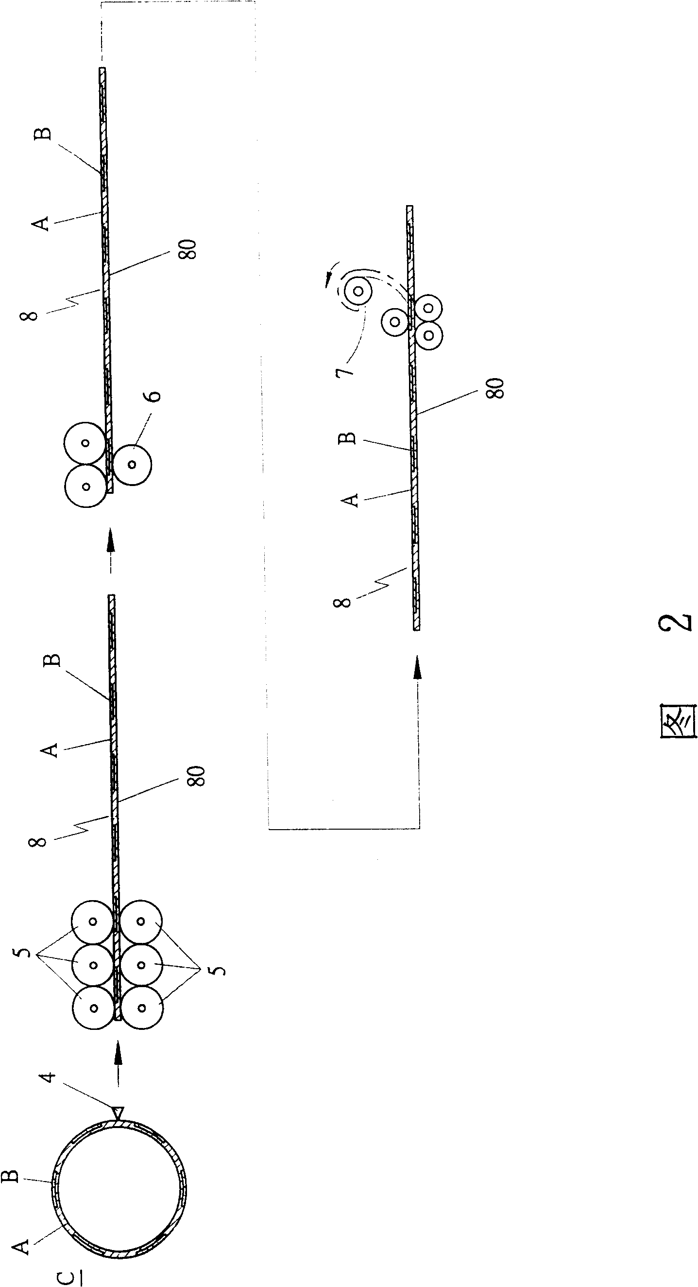 Manufacturing method of chromo coextructing safety equipment and mould