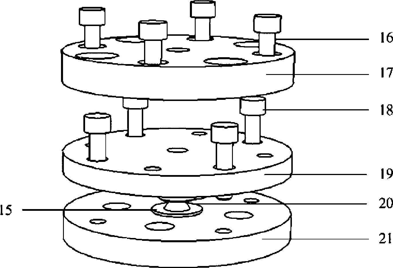 Pressure self-adapting ultrasonic fine welding method and device