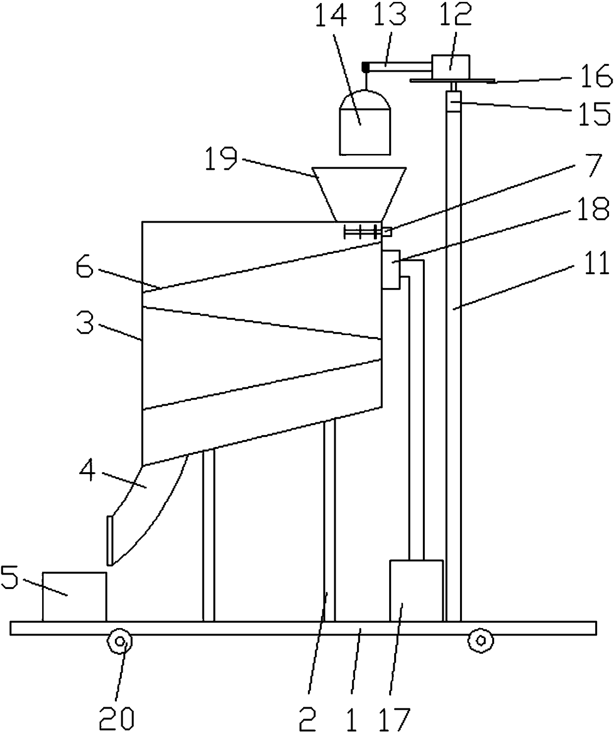 Husk and husked rice gravity separation device