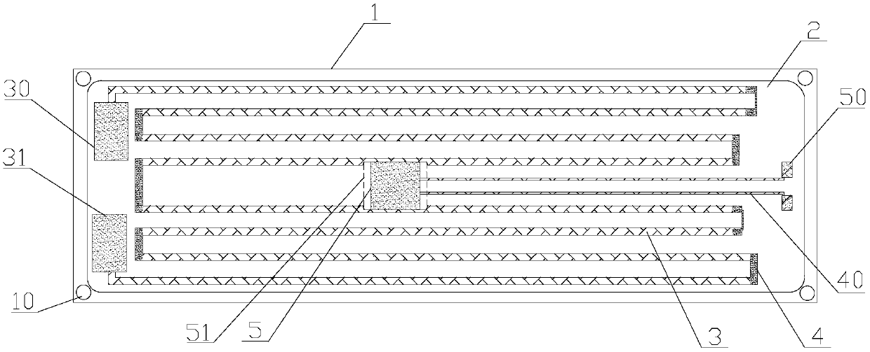 Ceramic thick film hair-straightening heater and preparation process thereof