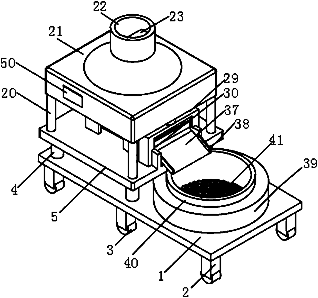 Air drying equipment for plastic extruded strips