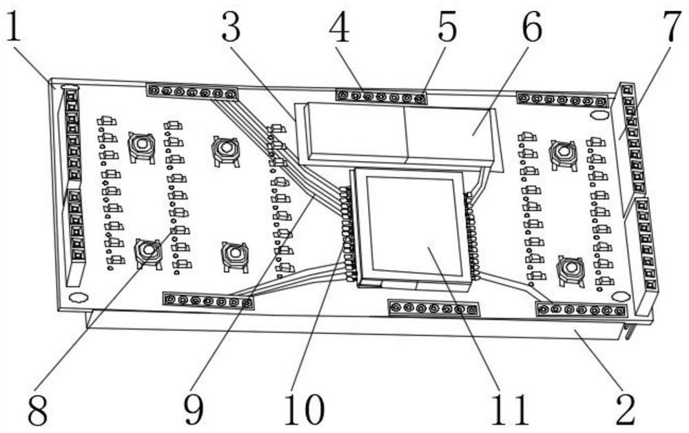 25G optical module circuit integration device