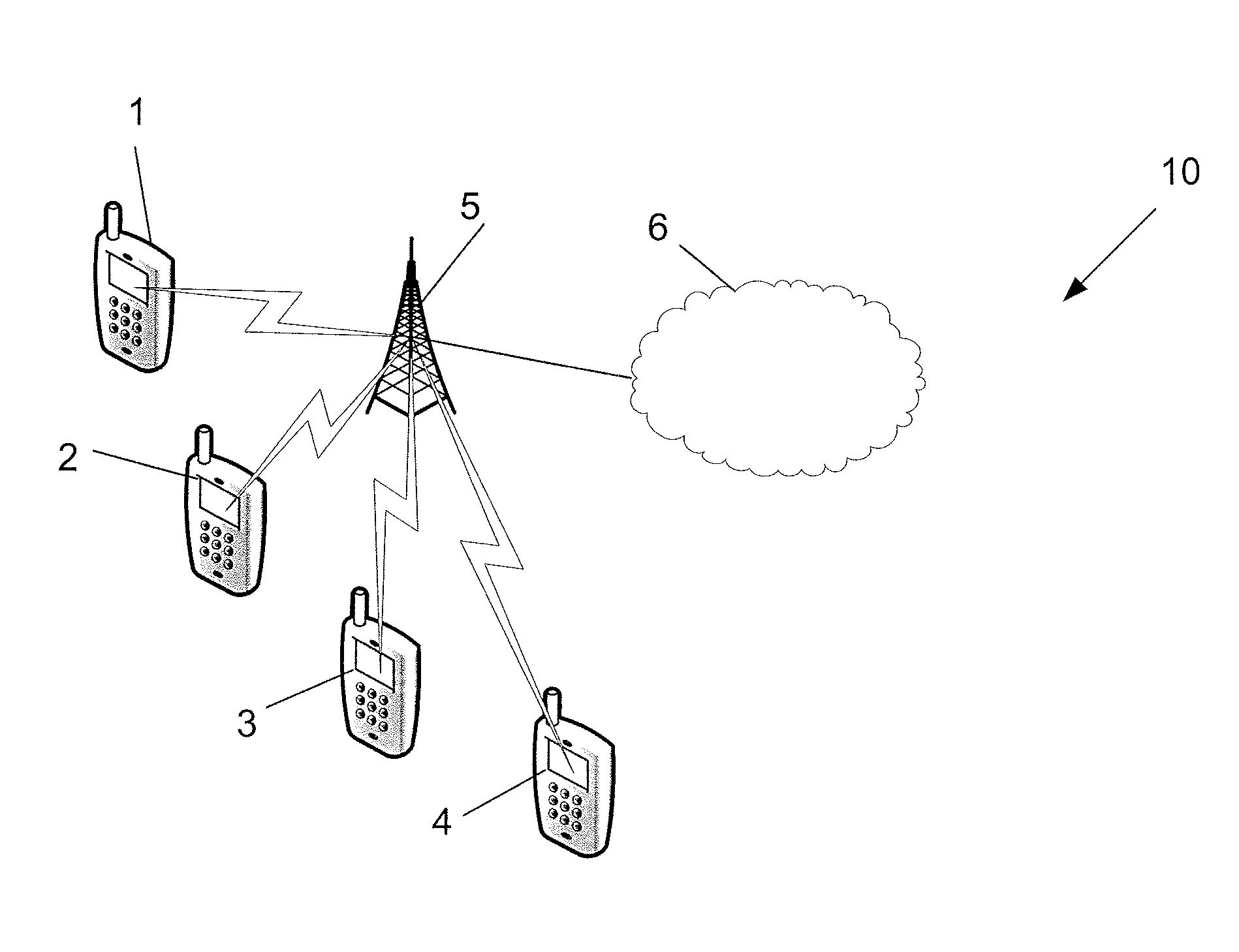 Simplified radio multicast for group communication