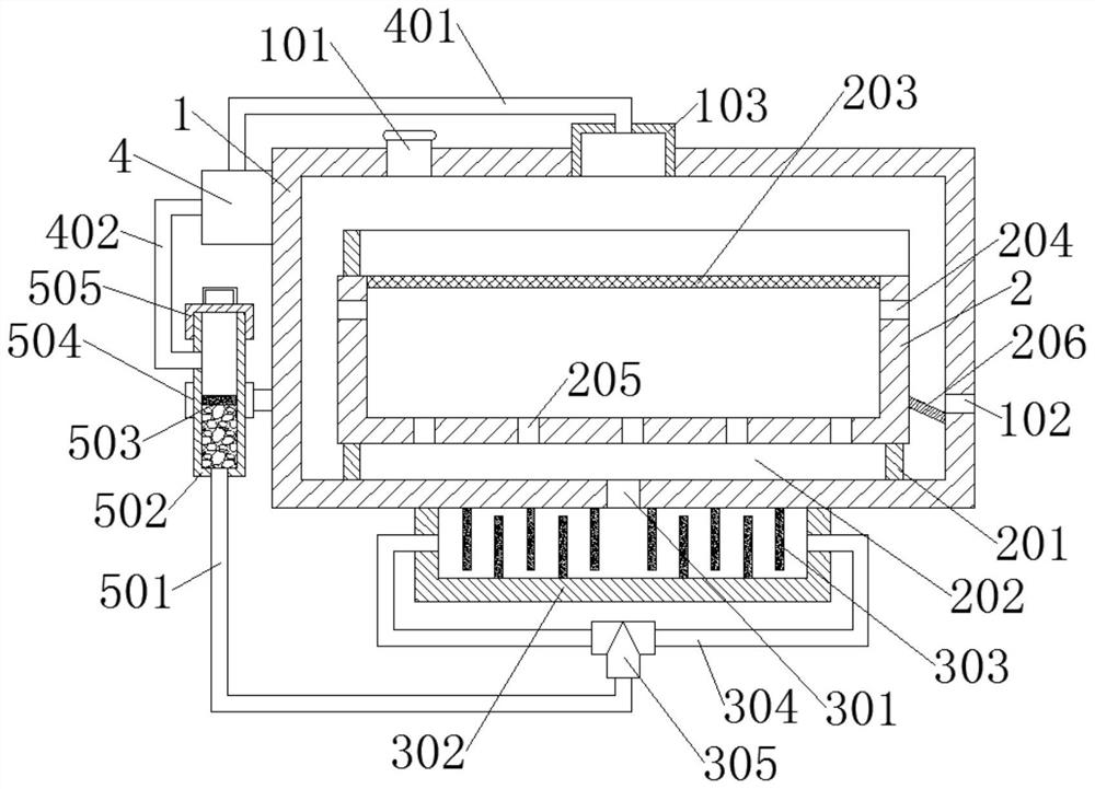 A kind of high-efficiency drying equipment for quartz sand for optical lens production