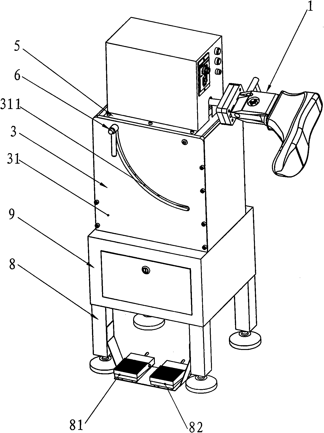 Trimming machine for shoes