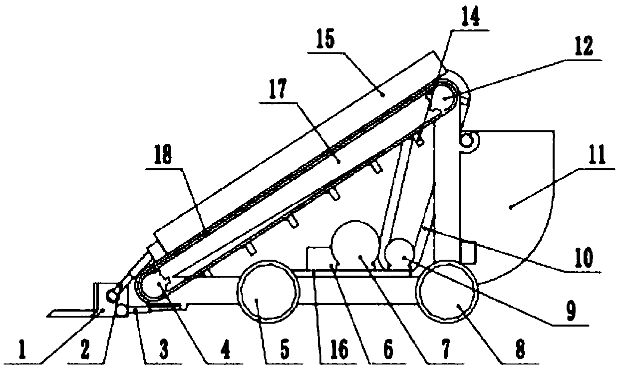 Self-propelled pavement floor tile recycling device