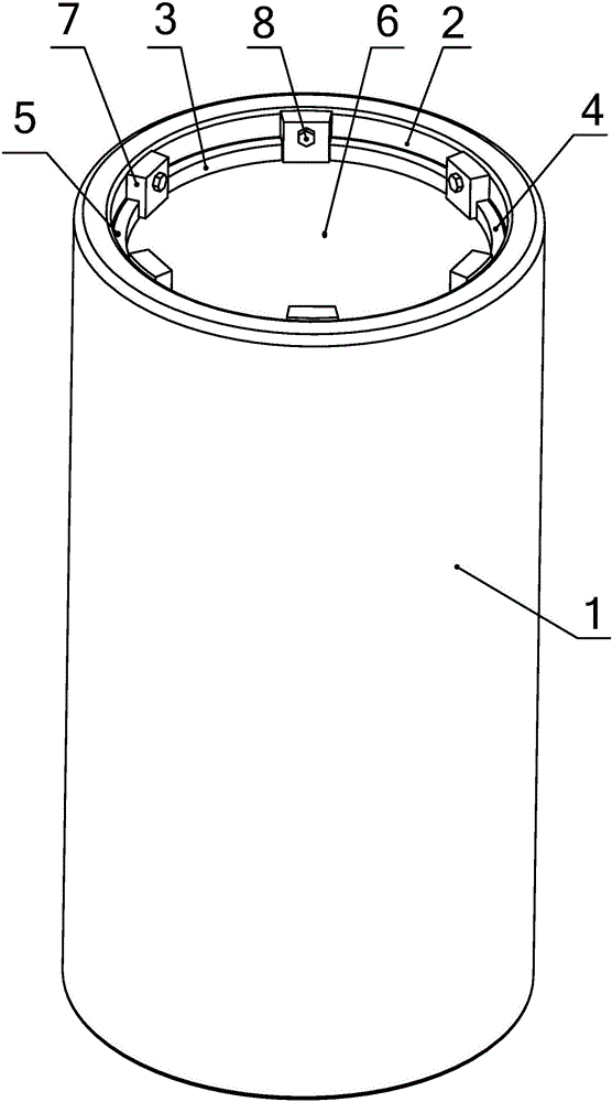 Full-wedge structure anti-explosion container