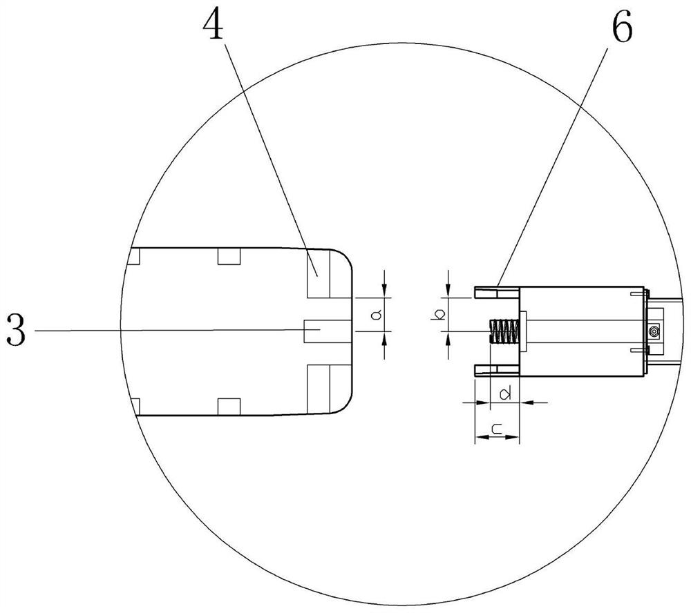 Intervertebral space maintaining distraction device for lumbar anterior surgery