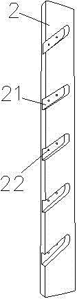 Three-phase four-wire household line device on low-voltage line pole