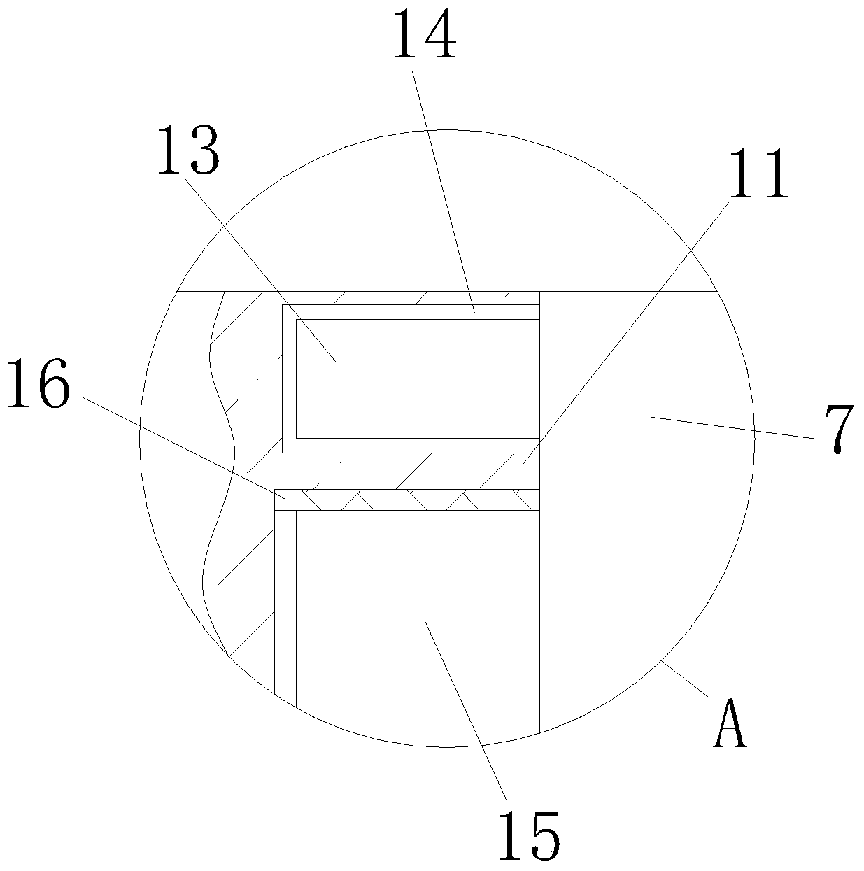 Extrusion head protection mechanism of extruder for plastic production