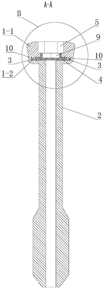 Anti-falling bone screw