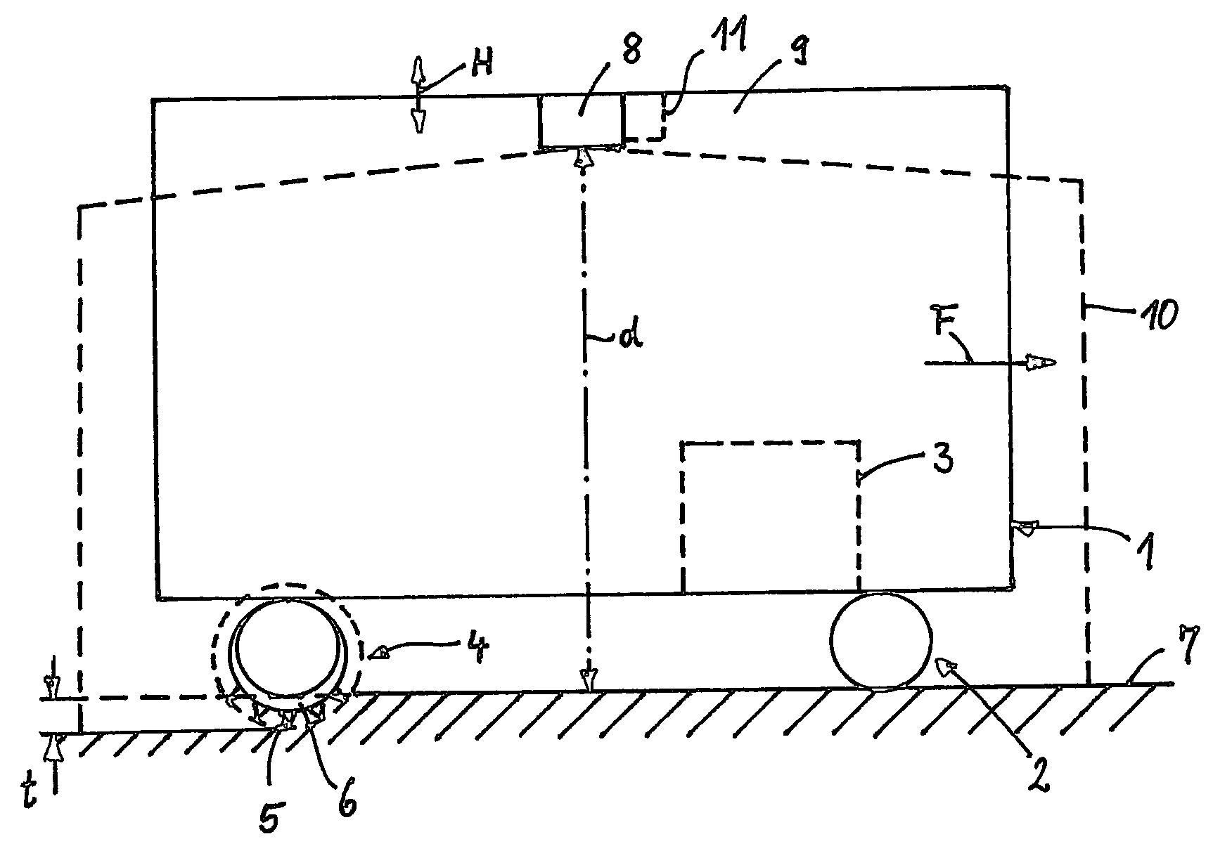 Machine for milling traffic areas