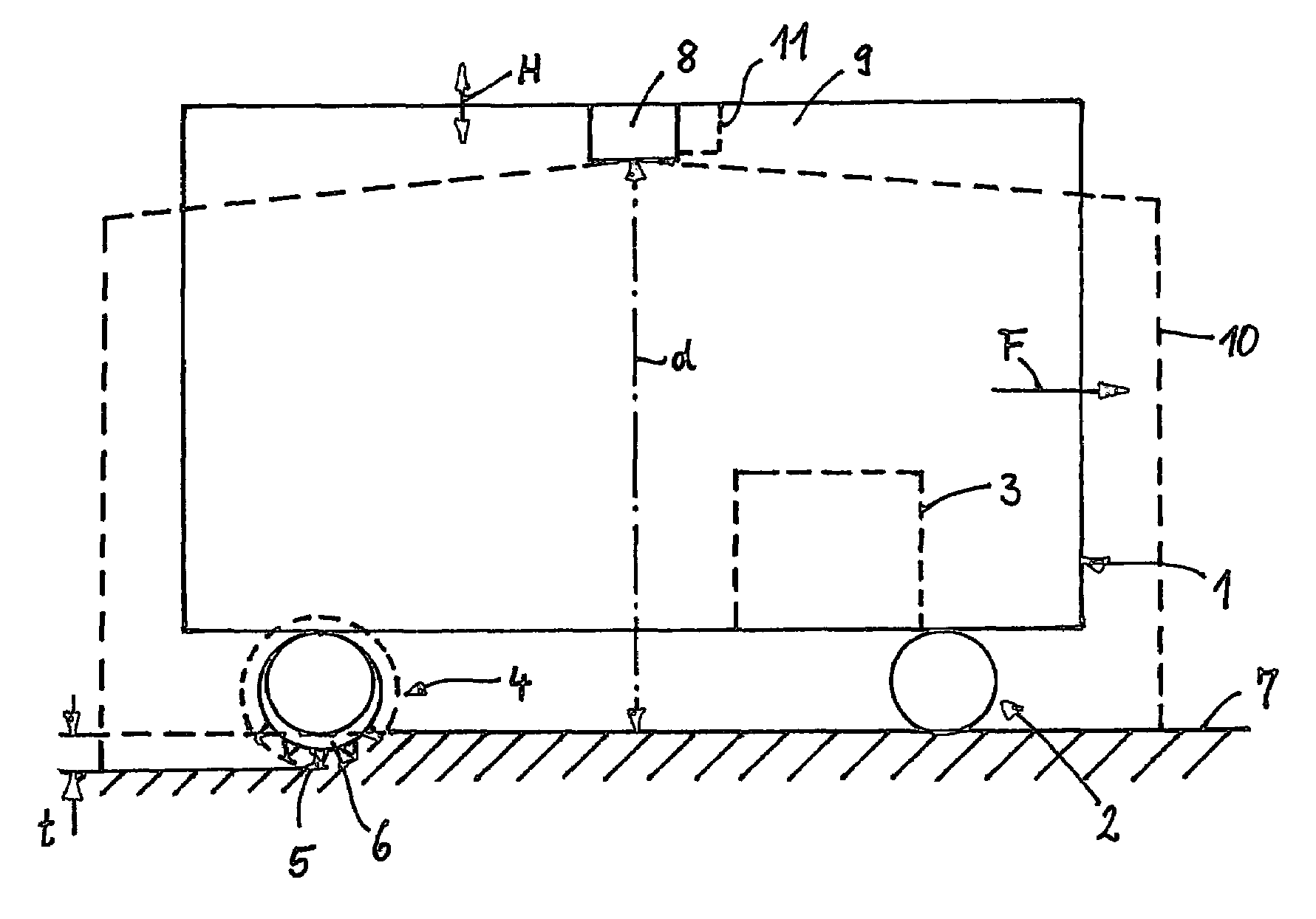 Machine for milling traffic areas