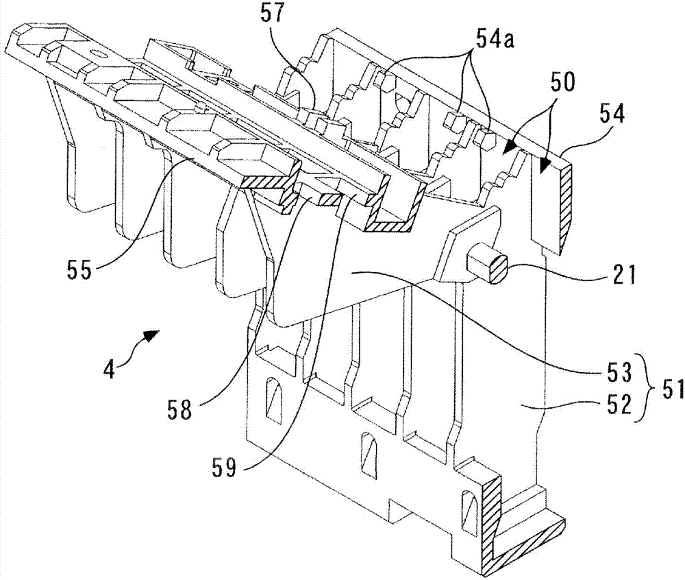 Keyboard device for electronic keyboard instrument and mounting structure of let-off imparting member for electronic keyboard instrument