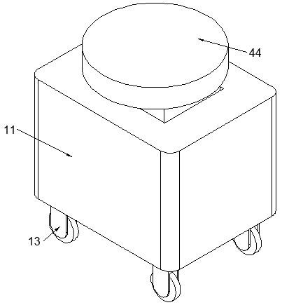 Lifting type vision measurement vehicle