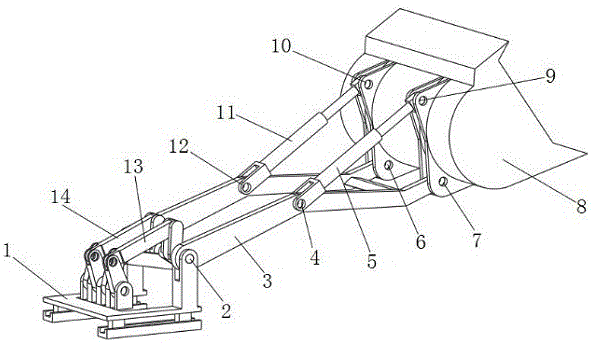 Compact multi-unit linkage-drive slip loading robot