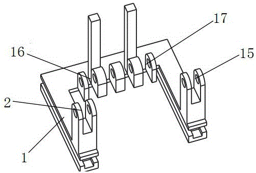 Compact multi-unit linkage-drive slip loading robot