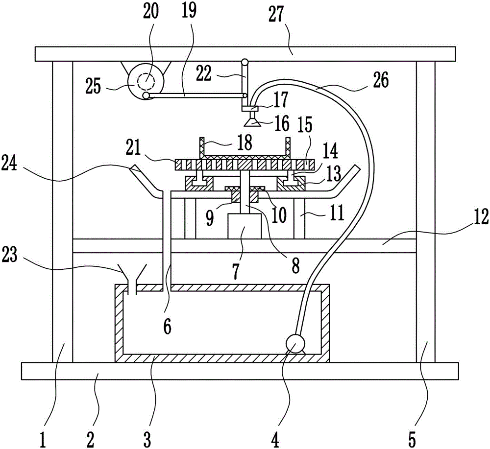 Rolling bearing high-efficiency anti-rust oil spraying device