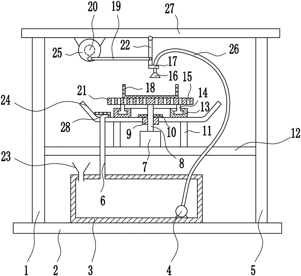 Rolling bearing high-efficiency anti-rust oil spraying device