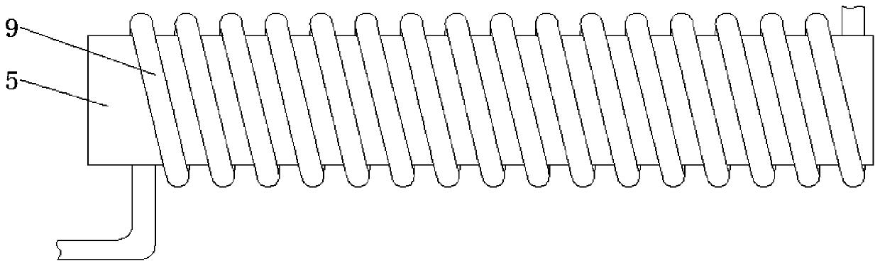 Electromagnetic induction medium-frequency furnace and high-strength prestress steel strand production process