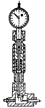 Double-marble balanced centering type internal dial gauge