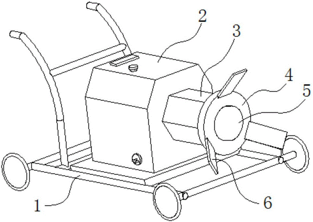 Automobile hub cleaning machine