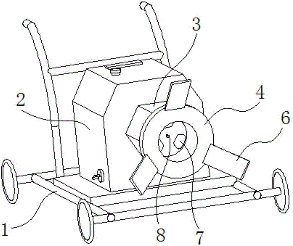 Automobile hub cleaning machine