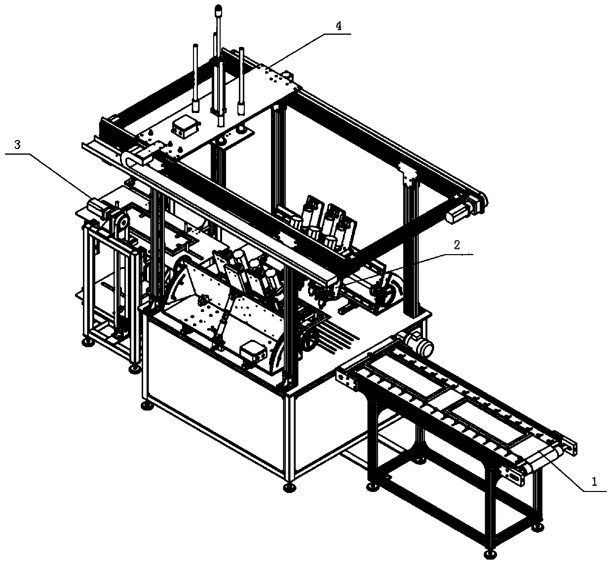 Fireproof door glass pressing frame mounting hole drilling and forming device and drilling and forming method