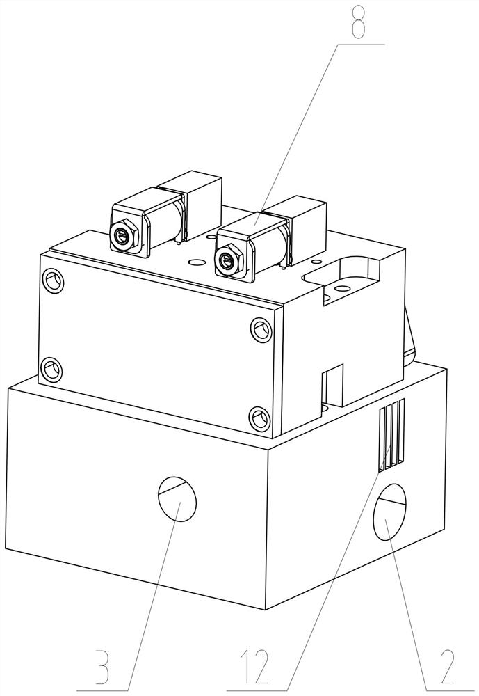 Driving loop of pneumatic cushion valve