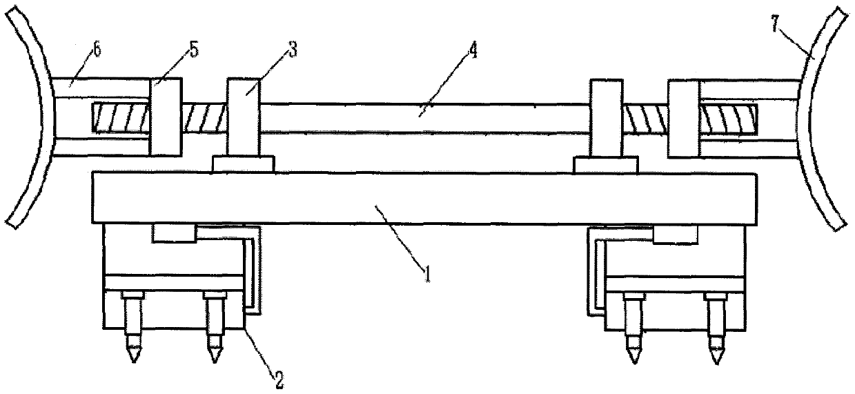 Supporting device for agricultural irrigation