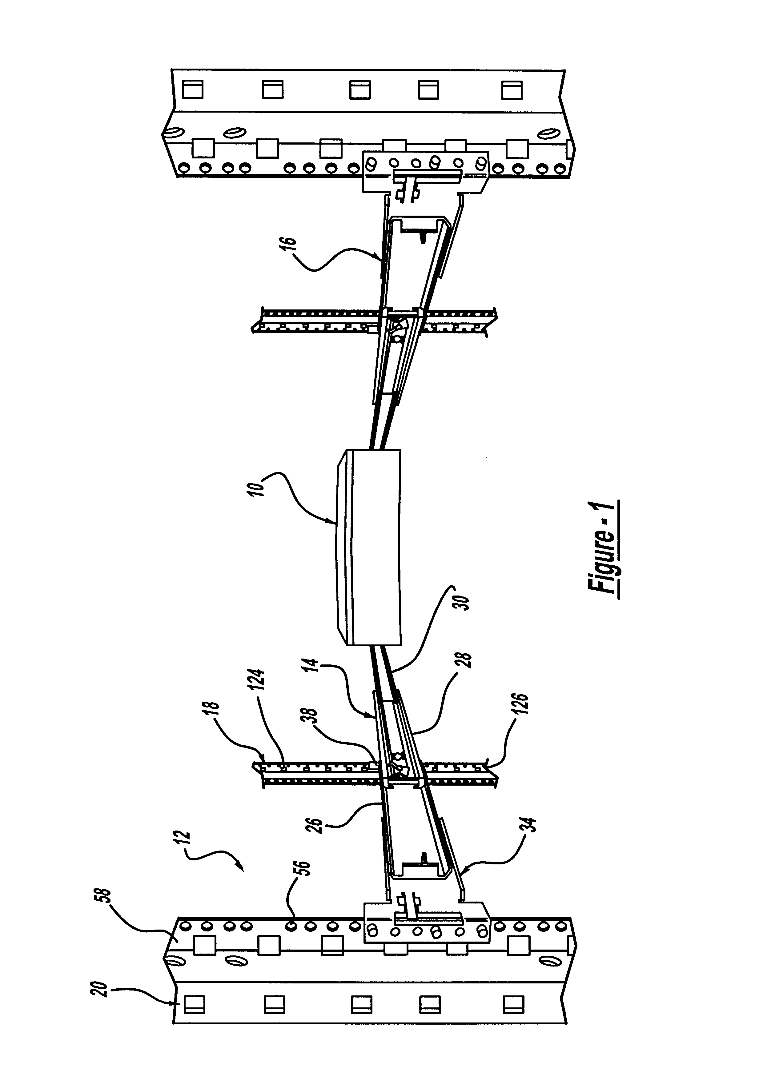 Dual flat springs for tool-less slide installation